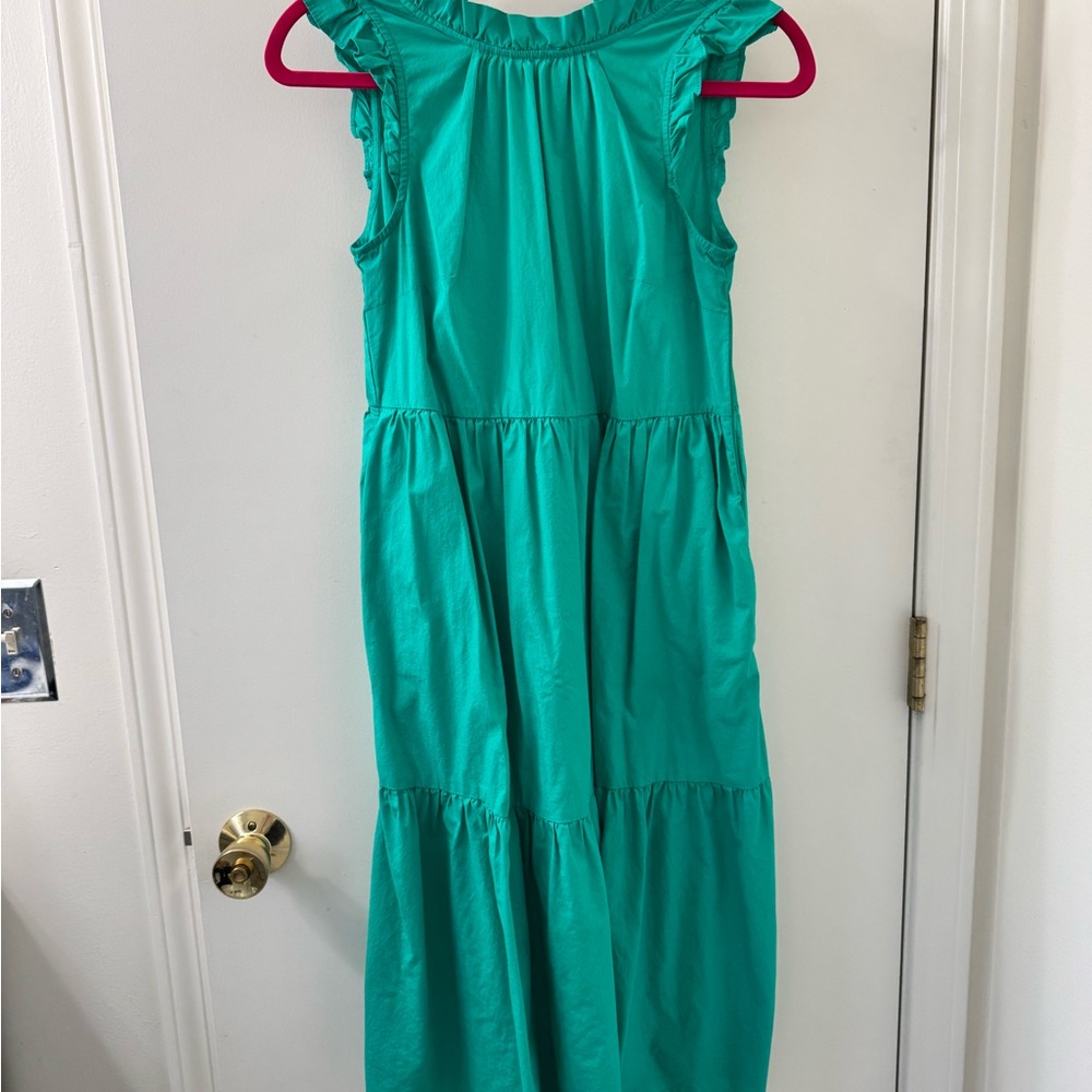 JCrew Sleevless Green Dress 00